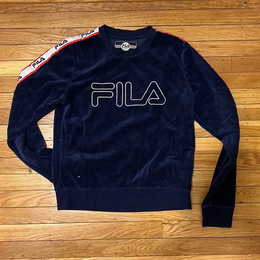 Fila velour sweatshirt